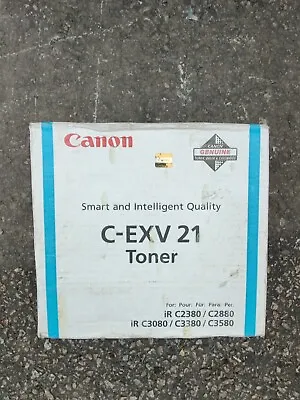 Brand New Genuine CANON C-EXV 21 Toner Cyan 0453B002[AA] • £29.99