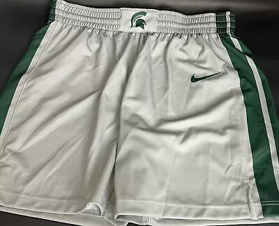 NEW Nike Dri-Fit Mens Medium Michigan State Spartans Basketball Game Shorts • $29.99