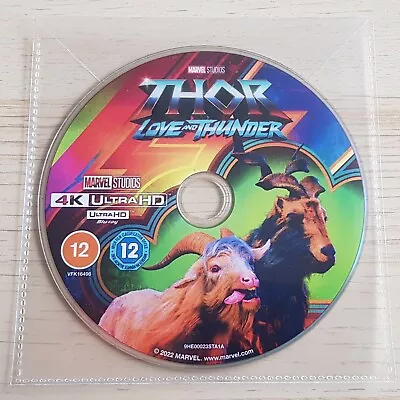 Marvel Thor: Love And Thunder (2022) On 4K UHD Bluray UK Disc Only Region Free • £10