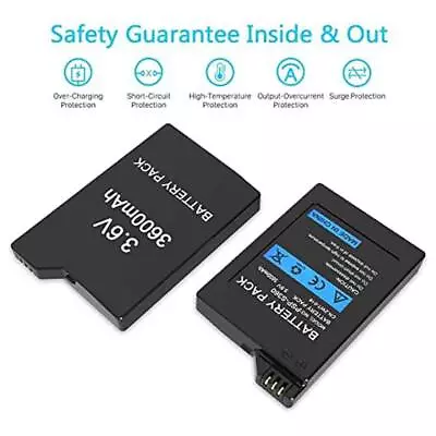 £7.84 • Buy PSP Pack Battery Battery 1001, 1000, 1002, 1003, 1004 PHAT FAT 3.6V 3600mAh