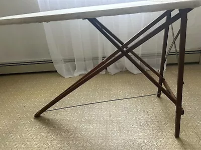 Antique Vintage Wooden Ironing Board With Beautiful Patina And Wear On It • $25