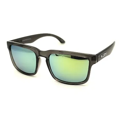 Kush Mens Color Mirrored Sport Horn Rim Slate Frame Agent Sunglasses • $9.95