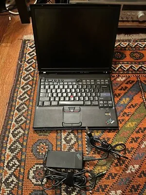 VINTAGE WORKING IBM ThinkPad T43 1.73Ghz 2GB RAM 40GB HDD AMAZING CONDITION! • $200