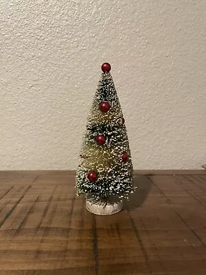 Vintage Christmas 7.25” Bottle Brush Tree  • $14