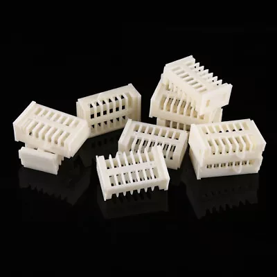 10pcs Multifunctional Bee Queen Cage Plastic Match Box Moving Catcher Cage Tools • $8.14