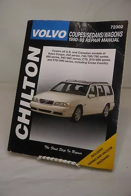 Chilton Volvo Coupe / Sedan / Wagons 1990-98 ~ Repair Manual # 72302  • $25.22