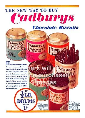 The New Way To Buy Cadburys   Vintage Advert Poster Reproduction. • £8.79
