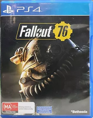 Fallout 76 PS4 Sony Playstation 4 Video Game Free Postage  • $11.50