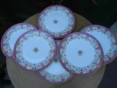 Minton Porcelain Dinner Plates Porcelain Minton Antique Gilt • $326.85