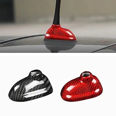 Real Carbon Fiber Roof Antenna Cover For Mini Cooper R56 R55 2006-2013 Red • $26.66