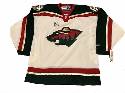 Minnesota Wild NHL CCM Hockey Jersey Mens/Adult X-Large Marian Gaborik Autograph • $50