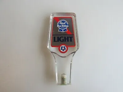 Vintage Pabst Blue Ribbon Light Acrylic Beer Tap Handle NEW • $9.95
