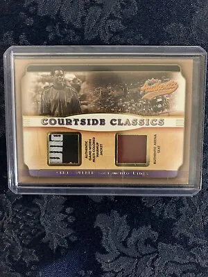 CHRIS WEBBER 2001-02 Fleer Authentix Courtside Classics Warmup/Seat Card 062/150 • $48.99