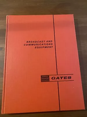 Gates Broadcast Communication Equipment Catalogue - Book GK33 • $74.66