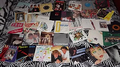 Job Lot Of  Singles Records 1980s   • £9.99