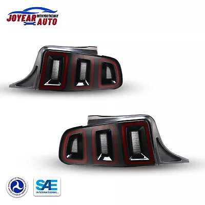 LED Taillights For 2010-2014 Ford Mustang Sequential Turn Signal Lights Red Lens • $264.49