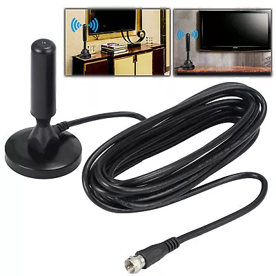 DVB-T TV Aerial Antenna Magnetic Truck Boat Car Campervan Gain Antenna TV Aerial • £10.08