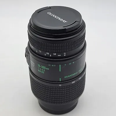 QUANTARY TECH-10 70 - 300mm  1:4 -  5.6 MACRO LENS FOR MINOLTA AF • $24.99