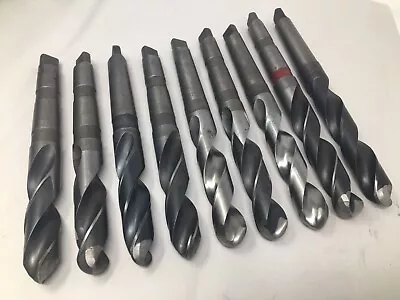 Lot Of (9) Morse Taper 3 Shank MT3 3MT Drills Cobalt HSCO Ball Nose All Are 1  • $100