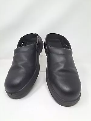 Black Hygiene Safety Clog Size 47/UK 12 With Steel Toe Cap Slipbuster Sole  VGC • £16