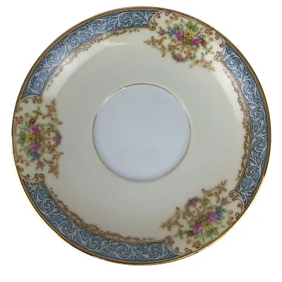 Bluelace Noritake Porcelain 5.5  Saucer Plate Made In Occupied Japan 1948-1952 • $16.99