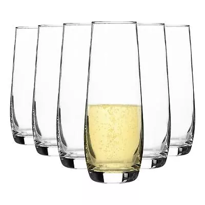 6x Corto Stemless Champagne Flutes Celebration Prosecco Cava Wine 230ml Clear • $24