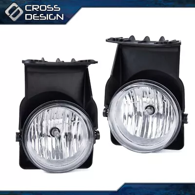 Bumper Fog Lights Lamp Fit For 03-07 GMC Sierra 1500 2500 3500 Pickup-Left&Right • $25.80