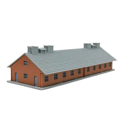 Outland Models Railroad Scenery Military Barrack 230mm Long N Scale 1:160 • $18.99