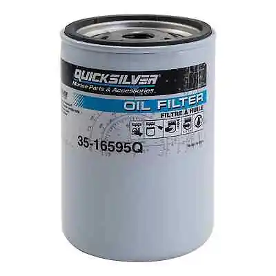 35-16595Q Quicksilver Oil Filter For Mercruiser GM V-8 6.3L 8.2L V8 8.6L V4 • $22.79