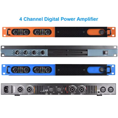 MiCWL 4 Channel 5200W Digital Power Amplifier 5200 Watt Bridging Function Q6400 • £275