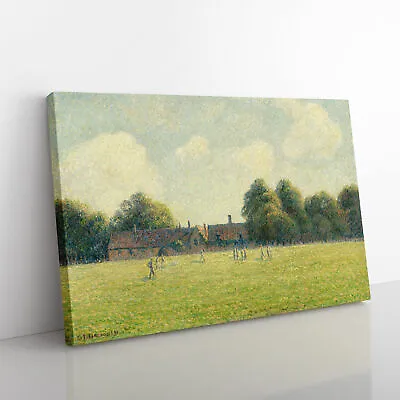 Hampton Court Green By Camille Pissarro Canvas Wall Art Print Framed Picture • £34.95