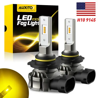 2x Yellow 9145 9140 H10 LED Fog Light Bulbs For Ford F150 2004-2022 Super Bright • $20.89