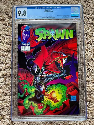 Spawn 1 CGC 9.8 Todd McFarlane 1st Print Image 1992 1st Appearance Al Simmons • $102.50