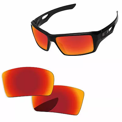 PapaViva Fire Red Polarized Replacement Lenses For-Oakley Eyepatch 1&2 OO9136 • $14.98