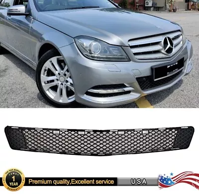 Front Bumper Lower Center Grille Grill For Mercedes Benz C-Class W204 2008-2011 • $37.42