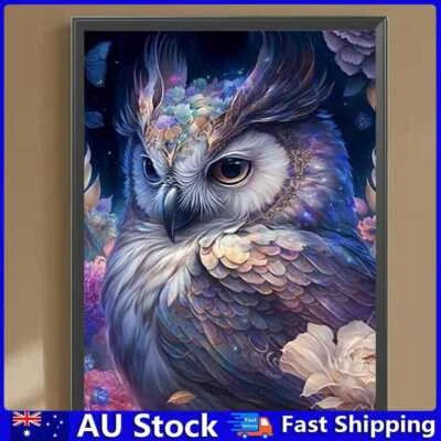 5D DIY Full Round Drill Diamond Painting Owl Animal Kit Home Decor Art Craft • $12.38