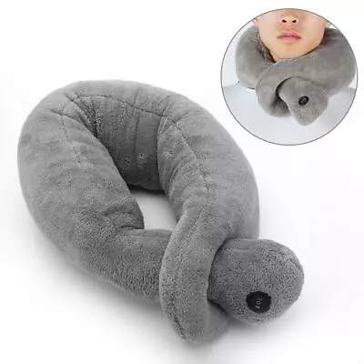 Vibrating Massaging Neck Pillow Massage Therapy Cushion Muscles Relieve Stress • $17.97