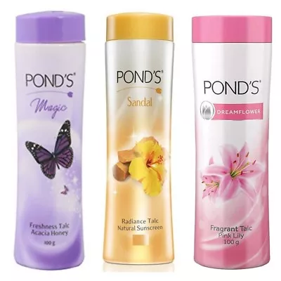 Ponds Body Talc Dream Flower Pink Lilly Magic Sandal Fragrance Talcum Powder • $17.78