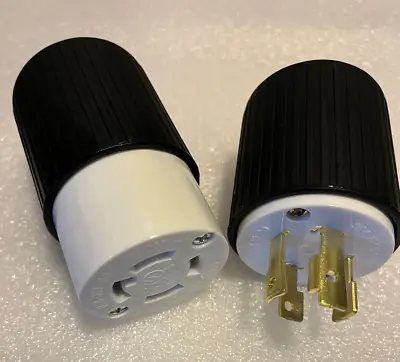 NEMA L14-30 Plug And Connector Set UL Listed 30A 125/250V 3 Pole 4 Wires • $16.95