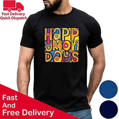 £8.99 • Buy Happy Mondays T Shirt Indie Dance Madchester Bez Ryder Retro Drugs Mens Tee Top