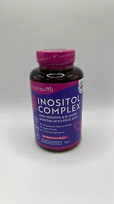 Nutravita Inositol Complex Food Supplement 90 VEGAN Capsules • £8.99