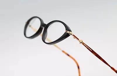 Mondi By Metzler 2015 689 Vintage 90s Black Small Slim Cat Eye Glasses Frames • $95