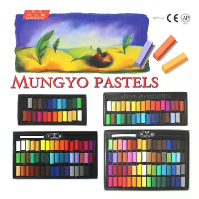 Mungyo Soft Pastels Non Toxic Square Chalk 24 32 48 64 Colors / Made In Korea • $19.99