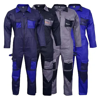 £26.99 • Buy Men's Coveralls Boiler Suit Overalls For Warehouse Mechanics Work Wears