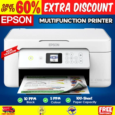 $100.05 • Buy Epson Expression Home Xp-3105 Multifunction Wireless Ink Printer Scanner Copier