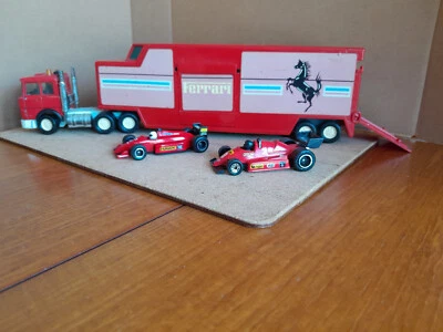 £14.99 • Buy Matchbox Ferrari F1 Race Car Transporter Truck Die-cast K116 Plus 2 Cars