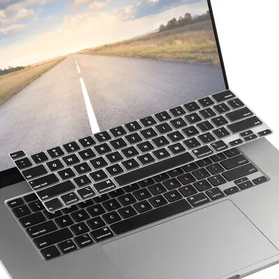 Keyboard Cover Thin Silicone Skin Compatible With 2020 Macbook Pro 13  Black • $7.99