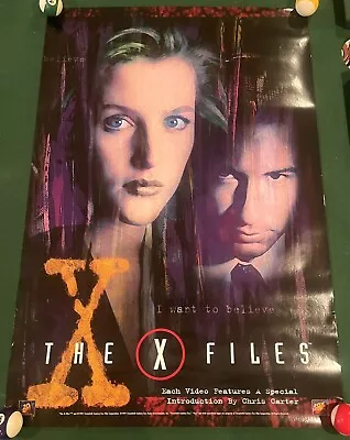 The X-File I Want To Believe 27x40 DS Original Poster 1997 • $20