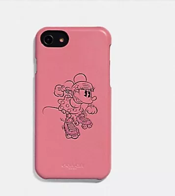 Brand New Authentic Disney X Coach Rollerskate Minnie Mouse IPhone 8 Case • $64.99