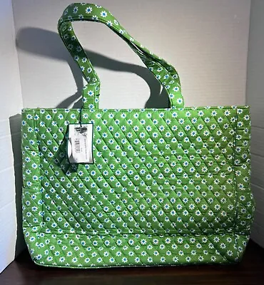 VERA BRADLEY METROPOLITAN *Apple Green* LAPTOP/SCHOOL BAG NWT AUTH RARE • $99.95